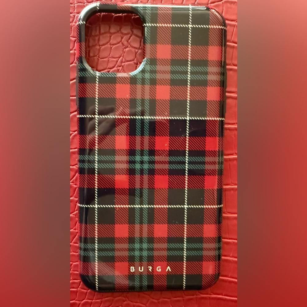 Red, Green, and Black (Holiday) “Sweater Weather”
Plaid iPhone 11 Pro Max Case